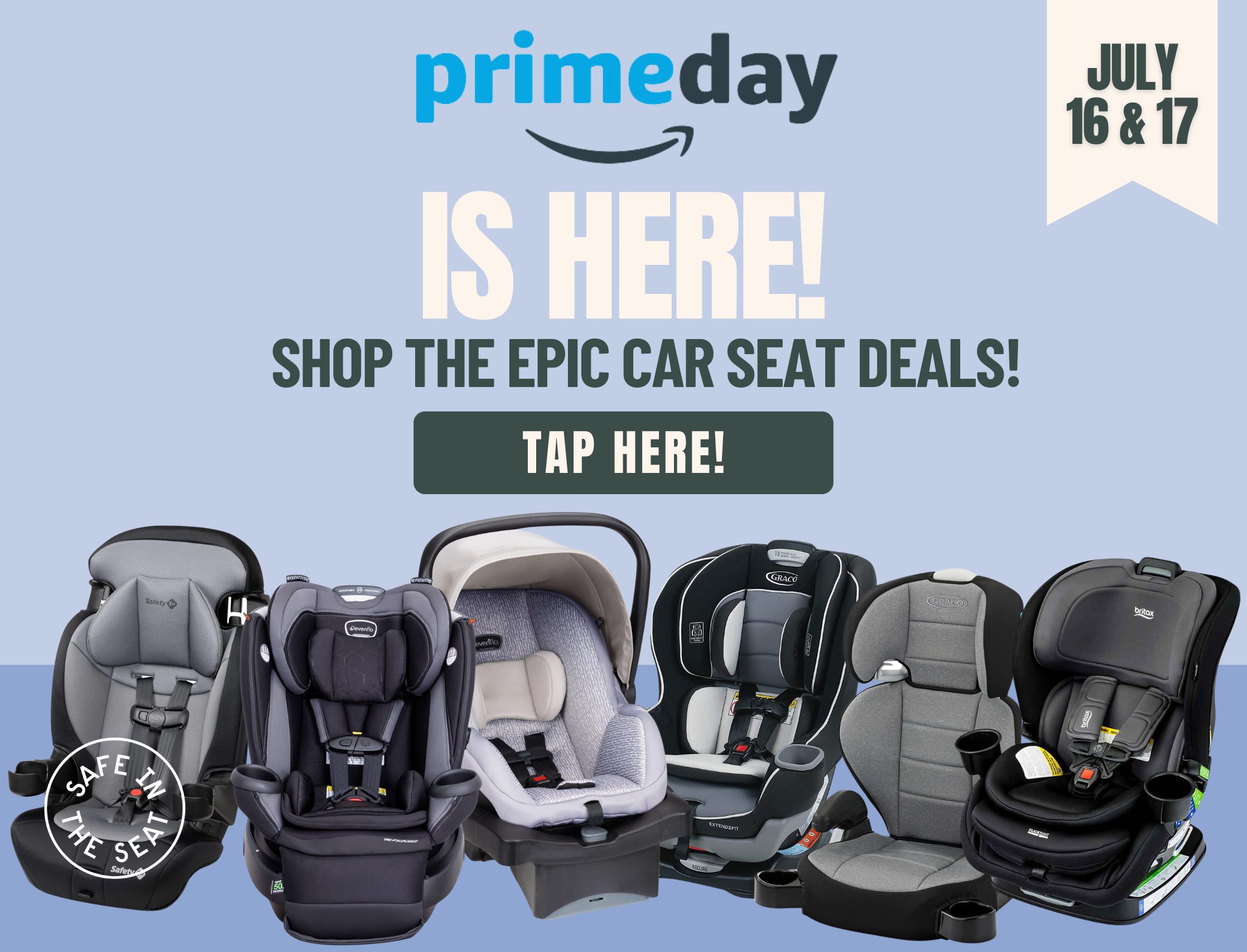 Shop Prime Day Deals on Car Seats Safe in the Seat